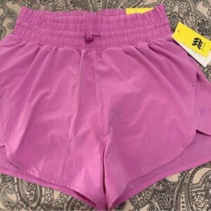 All in Motion Women's Active High Rise 3” shorts Pink/Purple